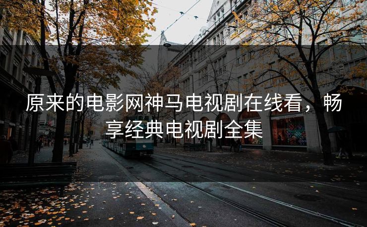 原来的电影网神马电视剧在线看，畅享经典电视剧全集