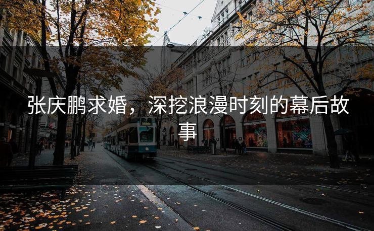 张庆鹏求婚，深挖浪漫时刻的幕后故事