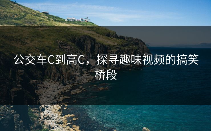 公交车C到高C,探寻趣味视频的搞笑桥段